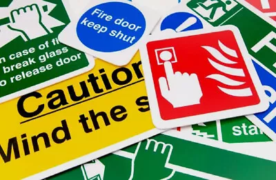 £11.99 • Buy Coshh Health And Safety Stickers Mounted Workplace Posters  Office Shop Factory 