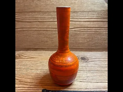VTG Royal Haegar Vase Orange Glaze Mid Century Modern  • $15