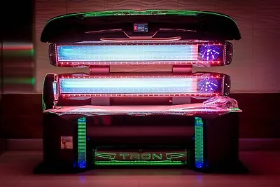 Tron Platinum UV And Collagen Sunbed Tanning Bed MP3 Lie-down Sun Bed UK Led • £28500