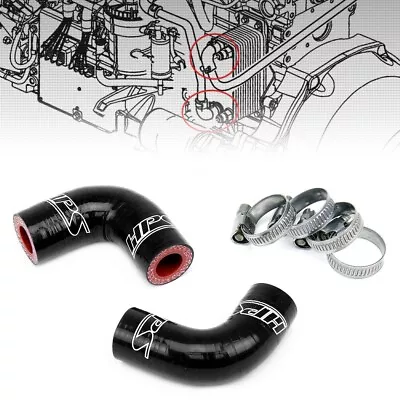 HPS Black Silicone Oil Coolant Elbow Hose For 03-06 Ram Pickup 5.7L 5.9L Diesel • $70.30