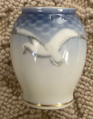 Vintage B & G 2.75” Seagull Mini Vase/Toothpick Holder Bing & Grondahl Denmark • $22