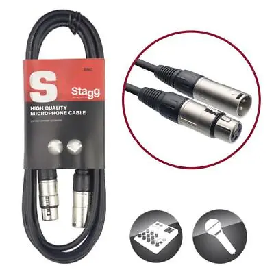 Stagg XLR To XLR Microphone Cable • £5.99