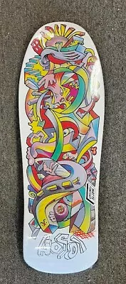 Santa Cruz Hosoi Picasso Skateboard Deck - White - NEW • $89.99