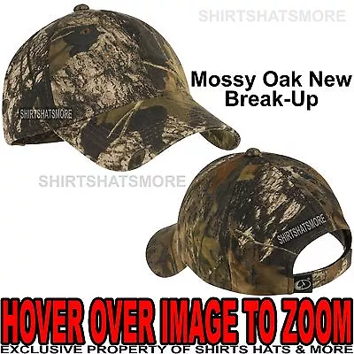 Mens Camo Baseball Hat Mossy Oak Break Up Unstructured Garment Wash Cap Hunting • $10.75