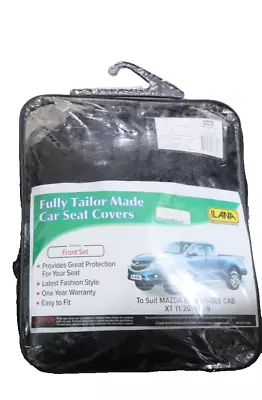 New Ilana Esteem Front Set Car Seat Cover Black Fit Mazda Bt-50  -  Free Au Post • $87