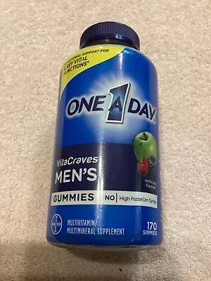 One A Day Men's VitaCraves Gummies Multivitamins For Men 170 Count New • $12.99