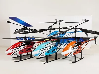 2.4 Rc Helicopter Remote Control Large 3.5ch Outdoor Indoor Airplanes Best Gift! • £50.99