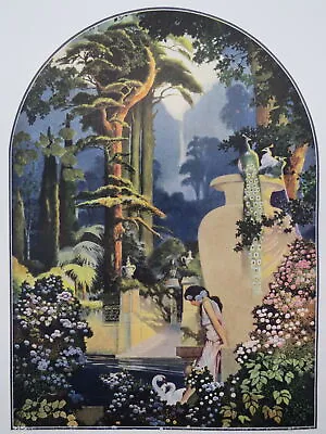 VINTAGE 1927 ART DECO COLOR PRINT C. K. Van Nortwick 1927 • $85