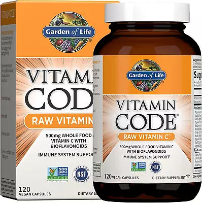 Garden Of Life Raw Vitamin Code Vitamin C 120 Veg Capsules • $40.70