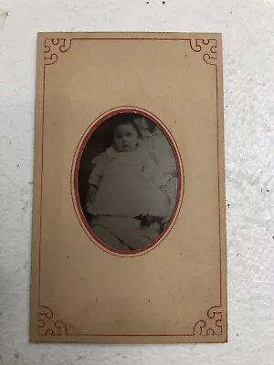 Antique Vintage CDV Of Baby.  Mary Virginia Byers 18mo.3.75” • $19.99