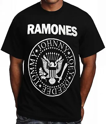 RAMONES PUNK ROCK Black T Shirt • $11.99