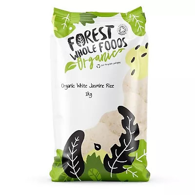 Organic White Jasmine Rice 1kg - Forest Whole Foods • £8.62