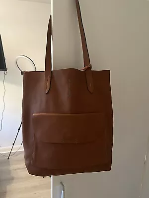 £2.99 • Buy White Stuff Brown Leather Tote Bag