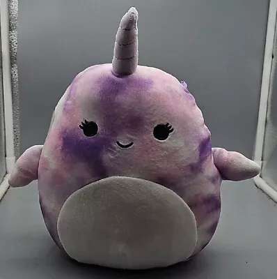 Squishmallows  Nabila The Purple Tie Dye Narwhal 8  HornTooth Tail • $11.69