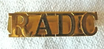 Royal Army Dental Corps Metal Shoulder Title RADC • £6.99