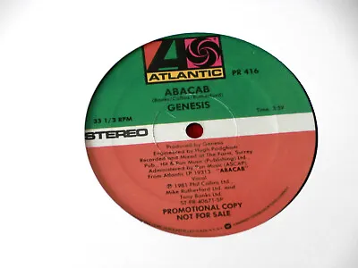 Genesis~ Abacab~ Mega Rare~promo~ Vg+~ Same Song Both Sides~ W.o.l. Rare • $34.99