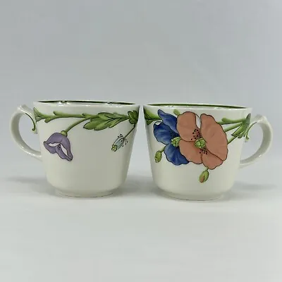 Villeroy & Boch Amapola Tea Cup ( Set Of 2) Made In Germany • $30