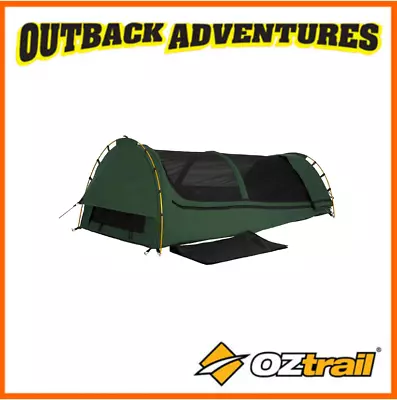 Oztrail Flinders Discovery Double Swag Green Canvas Dome Swags New Model  • $328