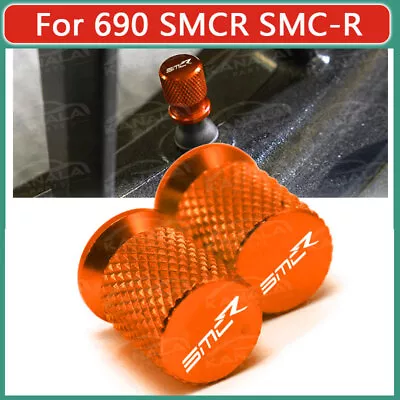 LOGO SMCR CNC Motorcycle Wheel Tire Valve Air Port Cover / For 690 SMCR SMC-R • $1.20