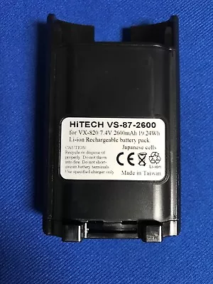 Hitech Battery(Japan LI2.6A)For YAESU/VERTEX S.#FNB-V87Li VX-820/821/824/929... • $29.90