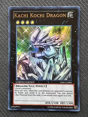 Yugioh Kachi Kochi Dragon Limited Edition Ultra Rare YZ01-EN001 LP • $5