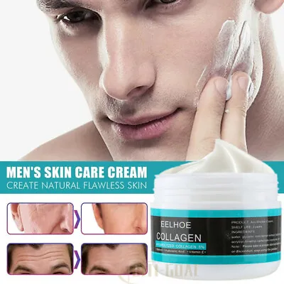 Face Cream Collagen Anti Wrinkle For Men Hyaluronic Acid Vitamin E Cream • $10.27