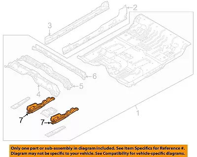 FORD OEM 11-14 F-150 CAB-Floor Cross Member Left BL3Z1810129A • $62.56