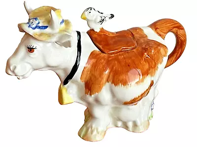 Vintage P&K (Price Kensington) Novelty Cow-shaped Collectable Teapot  • £15