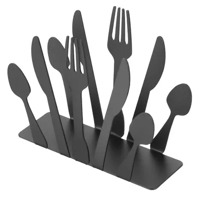 Black Metal Napkin Holder For Kitchen Countertop-OW • £10.99