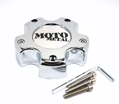 Moto Metal Chrome Center Cap 4.75 OD Bolt Closed For MO951 MO955 MO956 845L121R • $22.09