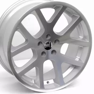 20  Silver & Machined Viper Style Wheels 20x9 5X115 +15 Fits Charger Challenger • $759