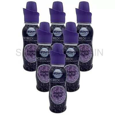 £10.99 • Buy 6 X AIRPURE EXOTIC GLOW INCREDiBALLS IN-WASH SCENTED BOOSTER WASHING LAUNDRY