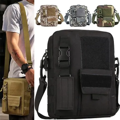 Small Messenger Bag Shoulder Bag Tactical Crossbody Casual Pack Travel Sport Men • $19.99