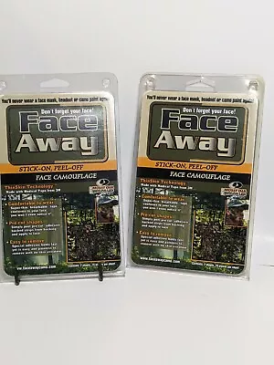 Face Away Hunting Camouflage 64 Camo Strips MossyOak Breakup Stick On Peel Tape • $4.99