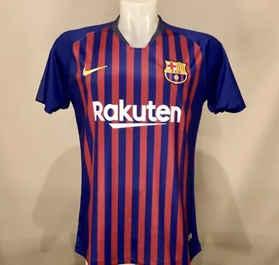 $600 • Buy Lionel Messi Autographed Barcelona 2017-2018 Jersey  + Coa