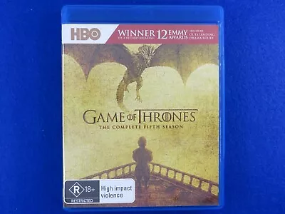 Game Of Thrones Season 5 - Blu Ray - Fast Postage !! • $10.79