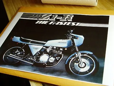 Z1r Promo Poster Z1-r Kawasaki Kz1000 D1 Z1 Ltd Mkii Kz 1000 Z1 Z2 Police A B D • $32