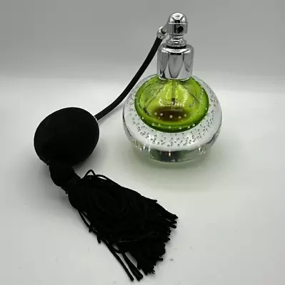 Vtg 1989 Murano Glass Perfume Atomizer Bottle Prescriptives Signed Carlo Moretti • $169.99