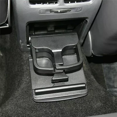 $22 • Buy Rear Armrest Black Central Console Cup Holder Fits VW Jetta MK5 Golf MK6 GTI EOS