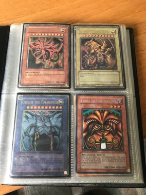£249.99 • Buy YuGiOh! Slifer / Winged Dragon Ra / Obelisk / Exodia GODS Card Set