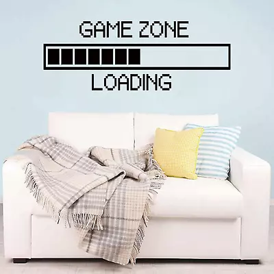 Wall Decor Sticker Game Decal Gamer Boy Wall Stickers Vinyl Video Game Zone Load • $18.61