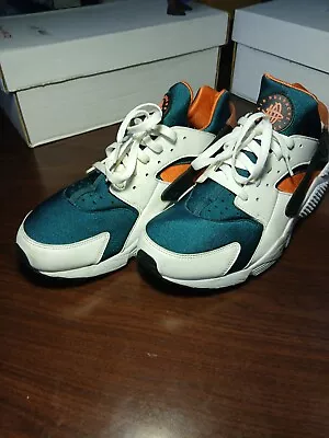 Nike AIR Huarache Run SE 'Miami Hurricanes' US Men's Size 13 (AT4254-102) • $49.99