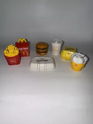 Vintage 1990 McDonald's Transformer Food Changeables HAPPY MEAL Set Of 7 • $38