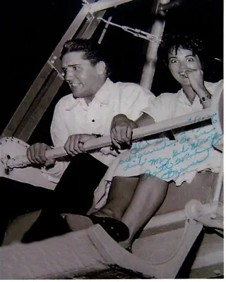 ANITA WOOD BREWER Signed Autographed 8x10 W/ ELVIS PRESLEY Photo GREAT CONTENT • $227.60