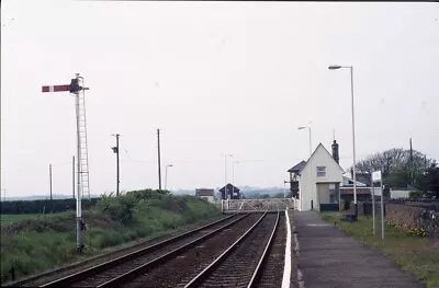 2 Original Railway 35mm Colour Slides Tycroes Signal Box Anglesey 3-5-97. • £4.99