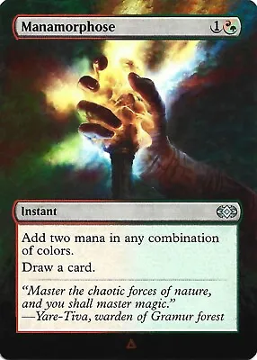 Magic Painted Mtg Altered Art MANAMORPHOSE #3 Double Masters Free S&H USA • $15