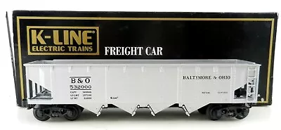 K-Line O #K623-1093 B&O Baltimore & Ohio SILVER CLASSIC DIECAST HOPPER ~ T157 • $39.95