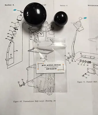 M151 Series M151A1 M151A2 - Shift Knob Kit • $22