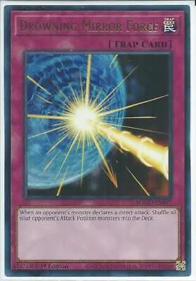 Yugioh - Drowning Mirror Force - 1st Edition Card • $4.95