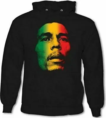 Marley Multi Coloured Face - Mens Hoodie Reggae Music Jamaica • £25.49